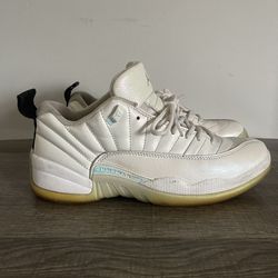 Air Jordan 12 Retro Low Top Easter Men’s White Sneakers Size US 9 - DB0733-190