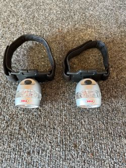 2 Bell helmet lights