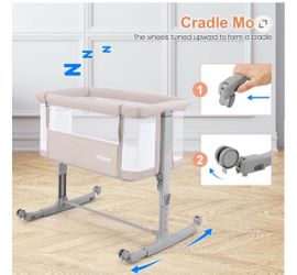 Infans 2-in-1 Bedside Bassinet and Cradle