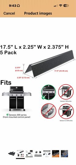 Flavorizer grill bars