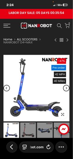 NANROBOT  ELECTRIC SCOOTER