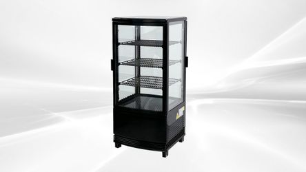NSF Drink Merchandiser desktop refrigerator display CL-78R Black