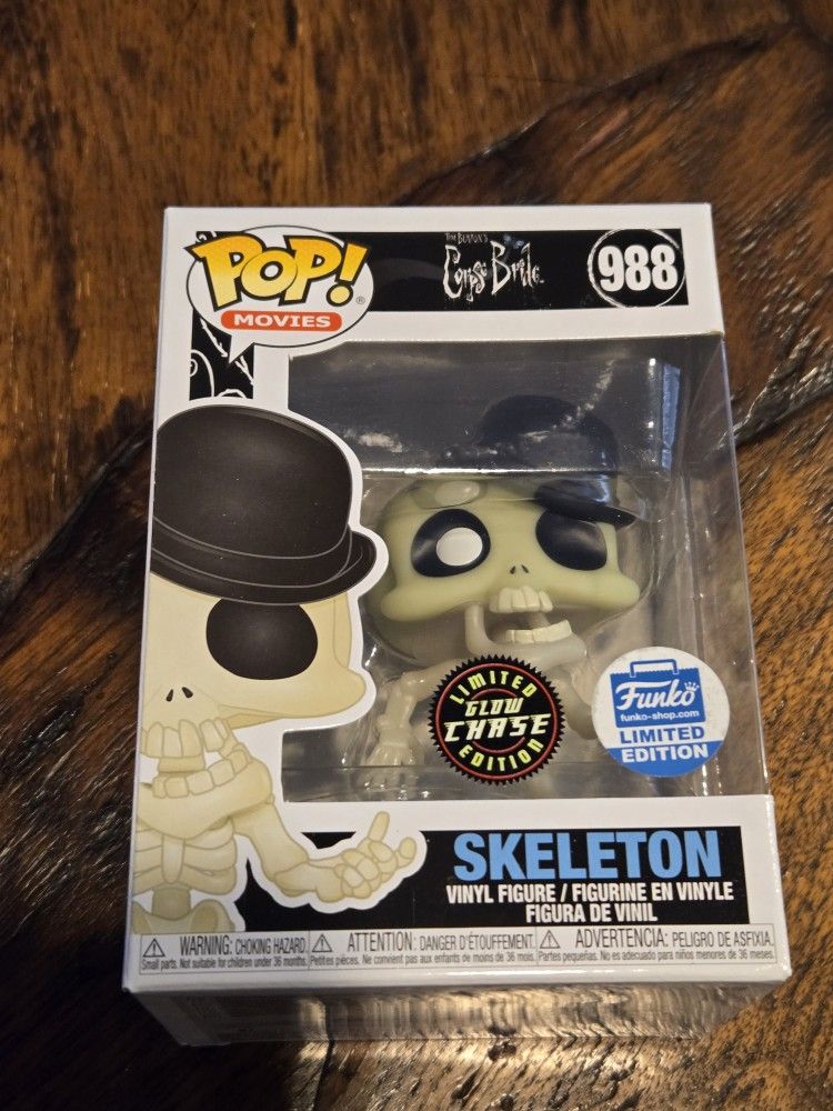 Funko Pop Corpse Bride Skeleton Chase