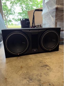 Two 12inch Subwoofer’s
