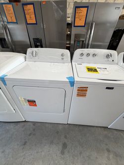New Top Load Washer and Dryer Set