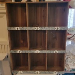 Farm House Wall Shelving Unit