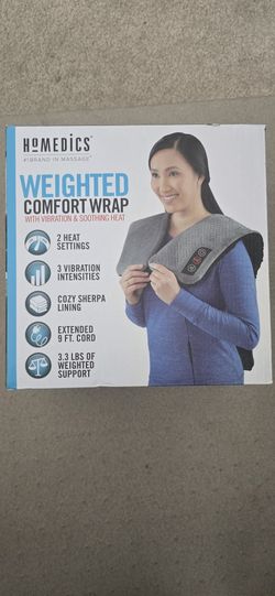 Homedics Weighted Heat And Vibration Massager