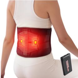 Cordless Heating Pad for Back Pain Relief Rechargeable 10000mAh