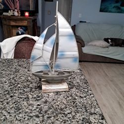 Metal Sail Boat