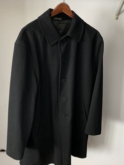 Rain/weather Coat - Almost New, Black