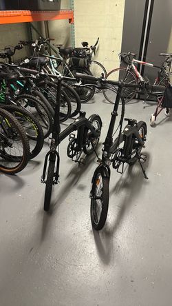 Pair of Haven Power Fold 20-inch Folding Electric Bicycles