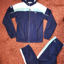 Lacoste Set Jacket Pants Size M 4