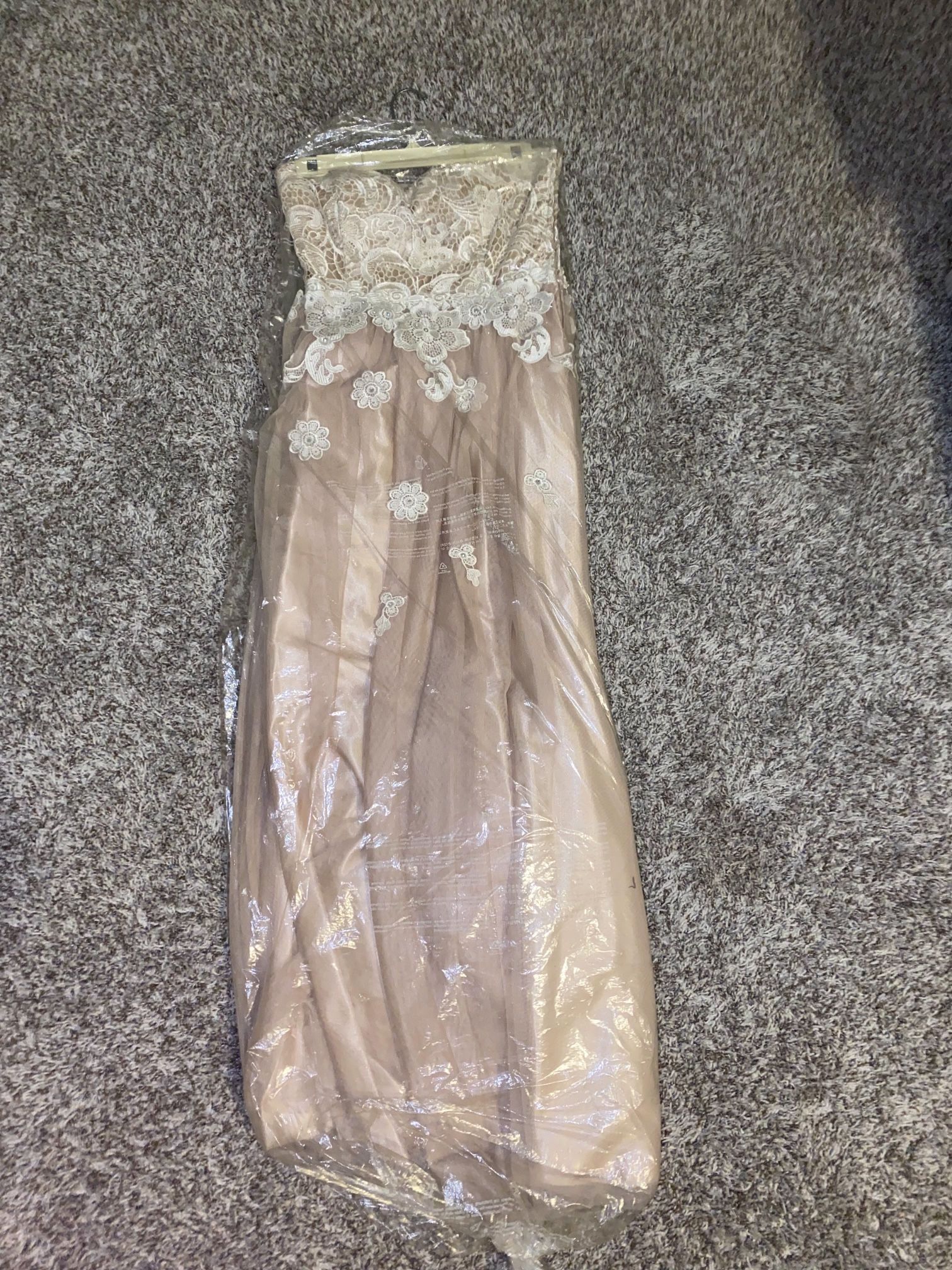 White Lace Prom Dress , Sweet Sixteen , Quinceanera