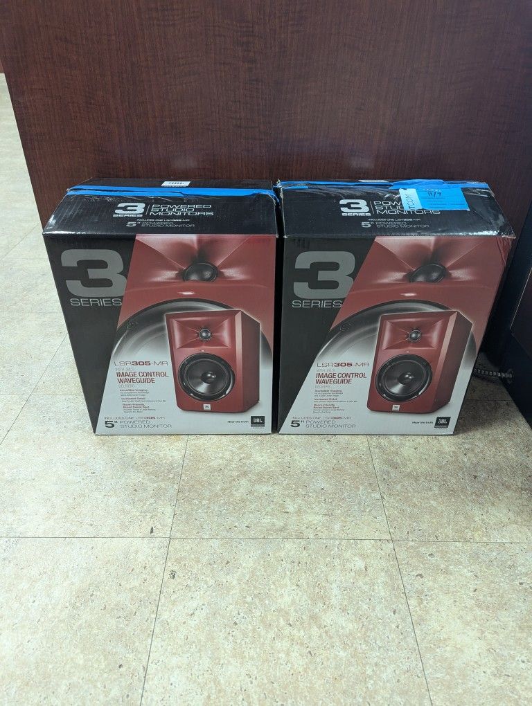 JBL M:LSR305 STUDIO SPEAKERS 