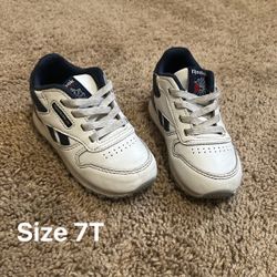 Reebok White Toddler Shoes Size 7T 