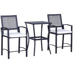 Set of 2 Outdoor Barstools