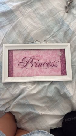 Pink princess sign