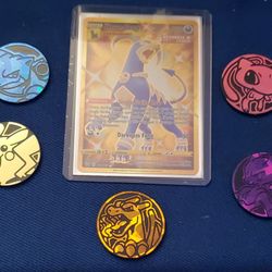 Pokemon Cards. Houndoom Gold