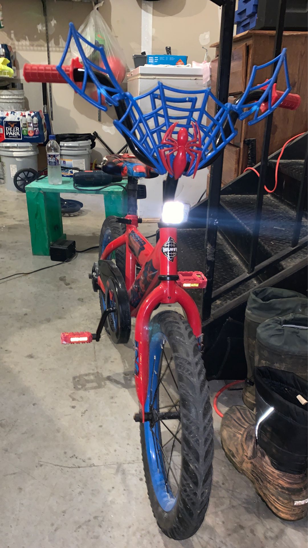 Spiderman huffy bike