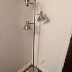 Silver Standing Lamp
