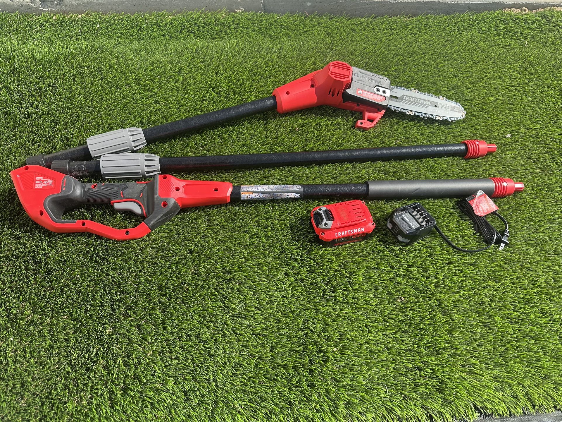 CRAFTSMAN V20 20-volt Max 8-in 4 Ah Battery Pole Saw