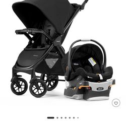 Chicco Bravo Trio Travel System car seat stroller