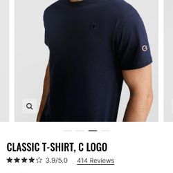 NEW 2 XL MENS CHAMPION NAVY TSHIRTS . $10. PRICE FIRM