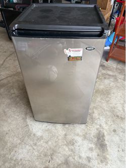 Sanyo stainless steel mini fridge