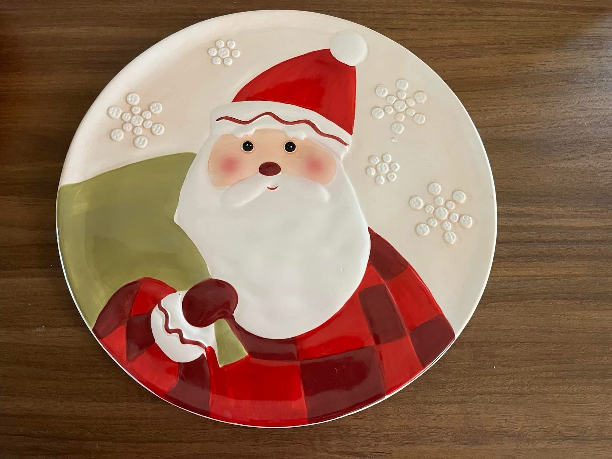 Hallmark Santa Platter