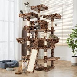 Cat Tree Leopard Print 