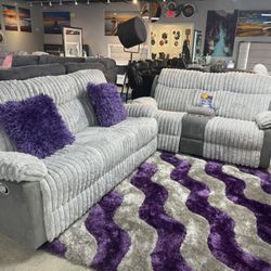 2 Pc Corduroy Sofa And Love Only $999