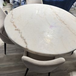 Marble Table Set