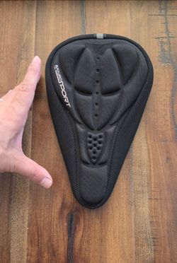 Aduro Sport Pro Cycle Memory Foam Seat Pad Fits Narrow Bike Seats Black Padded