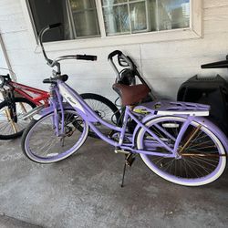 Bisicleta a En Buenas Condiciones La Morada En 35 Y La Roja En 25