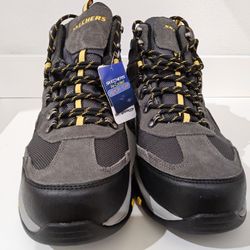 Skechers Men's Relaxed Fit Waterproof Memory Foam Shoes, Size 11.5