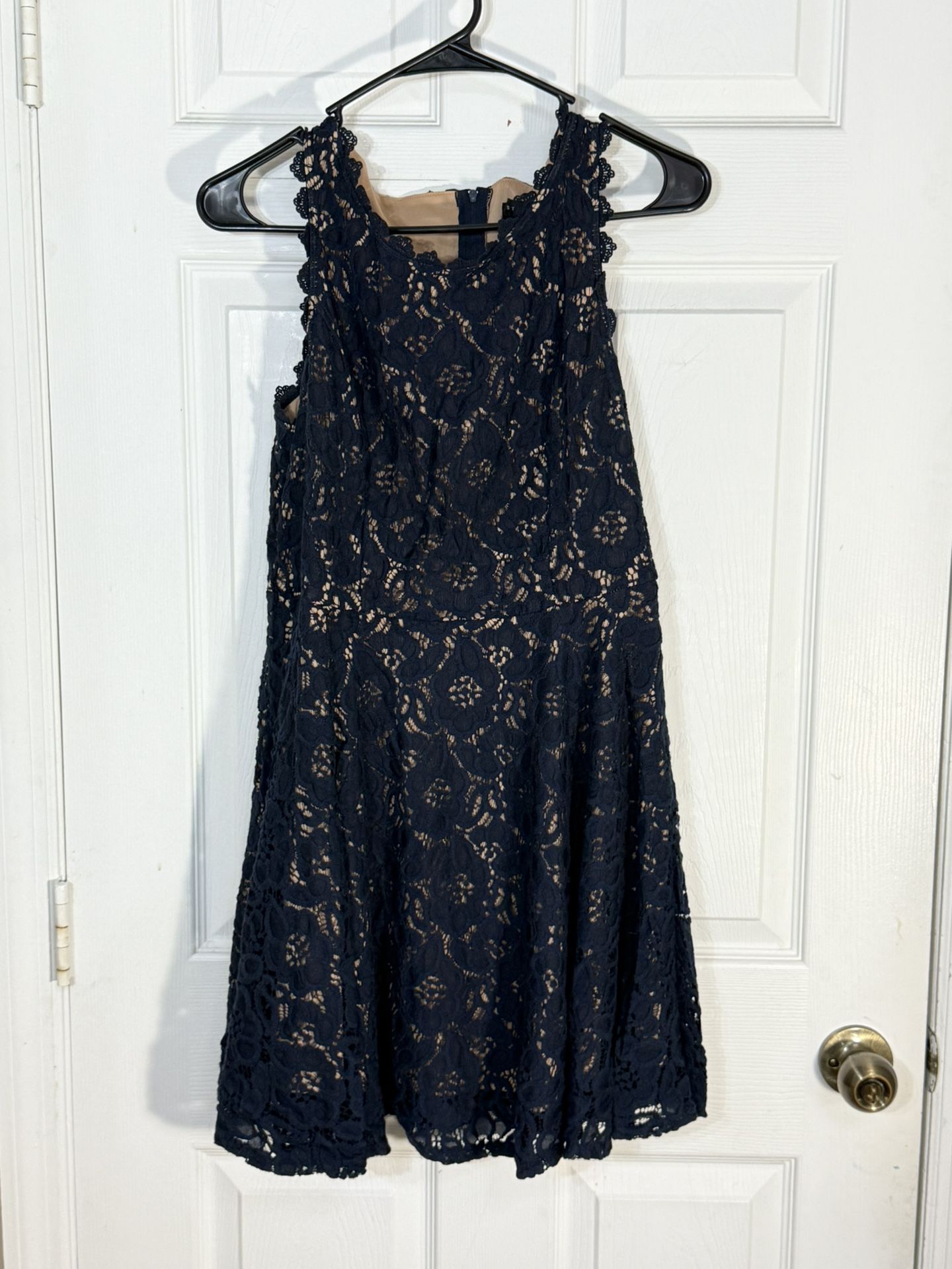 City Studio Girls’ Blue & Beige Dress 