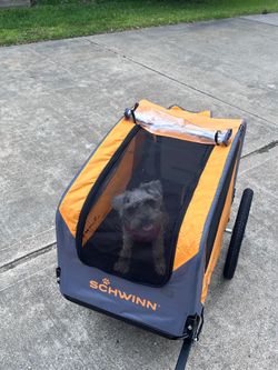 Pet trailer attachment for bike