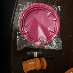 Pet Dog Poop Trash Bag w/ Holder & Collapsible Water Food Bowl Bundle