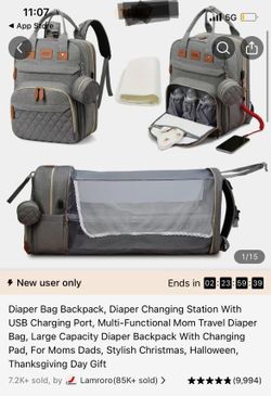 Diaper Bag-New