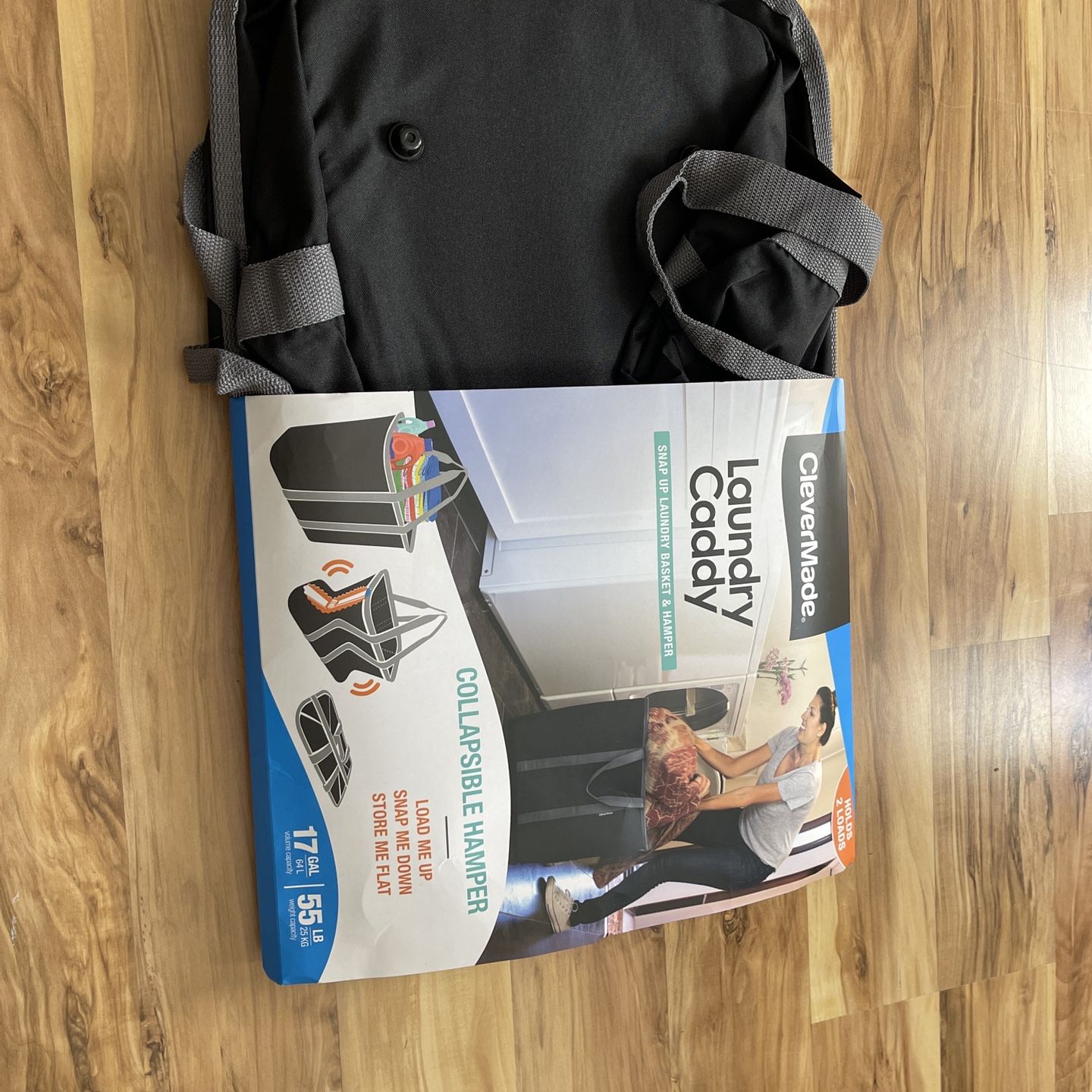 CleverMade Collapsible Laundry Basket, Large Foldable for Sale in Redmond,  WA - OfferUp