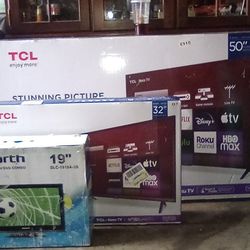 3 LED Smart HD T Vs (50"-32"-&19"With DVD )