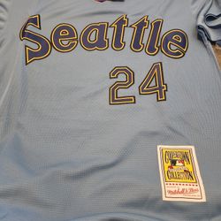 Seattle Marines Ken Griffey Jr Classic Baseball Jersey/small 