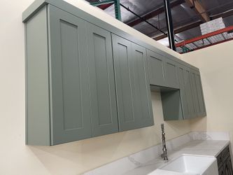 New Arrival Save Green Shaker Cabinet Wholesale Price 