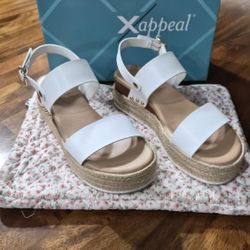 Xappeal Amelia Platform Wedge Espadrille Sandals