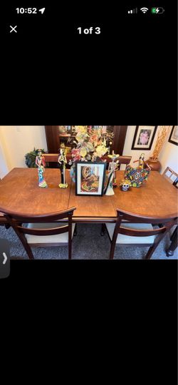 Dining room table and China hutch