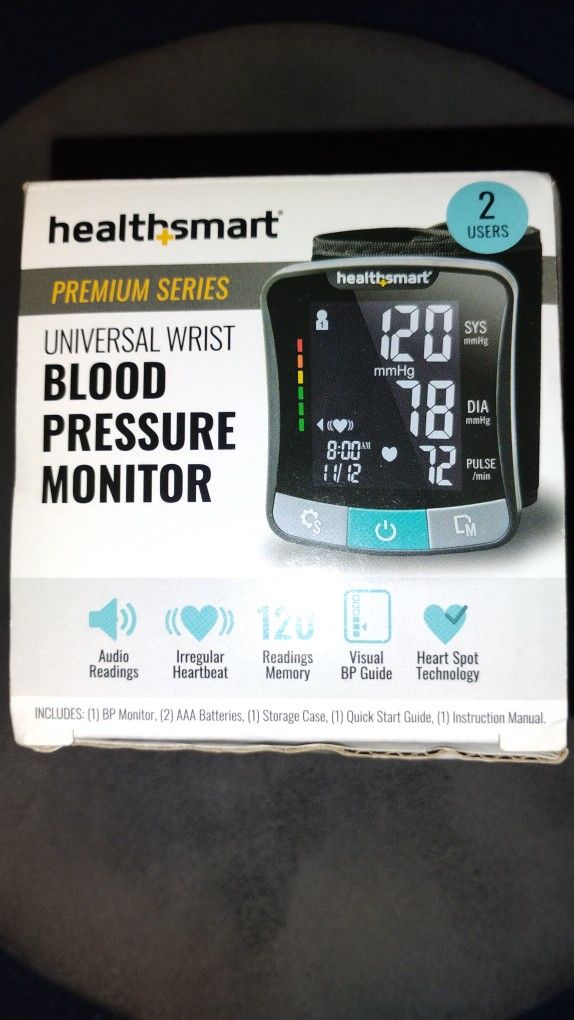 Blood Pressure Monitor, Standard Blood Pressure Cuff And Stethoscope