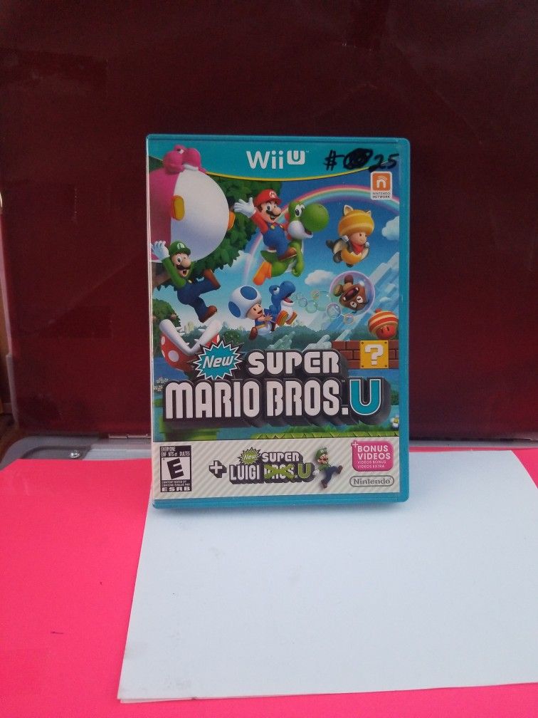 NINTENDO WII U GAME  NEW SUPER MARIO  BROS..U