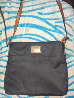 Dooney & Bourke Black Nylon Crossbody Bag