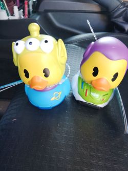 Alien and Buzz toy story duckies