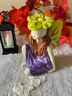 Ceramics hand painted Fairy